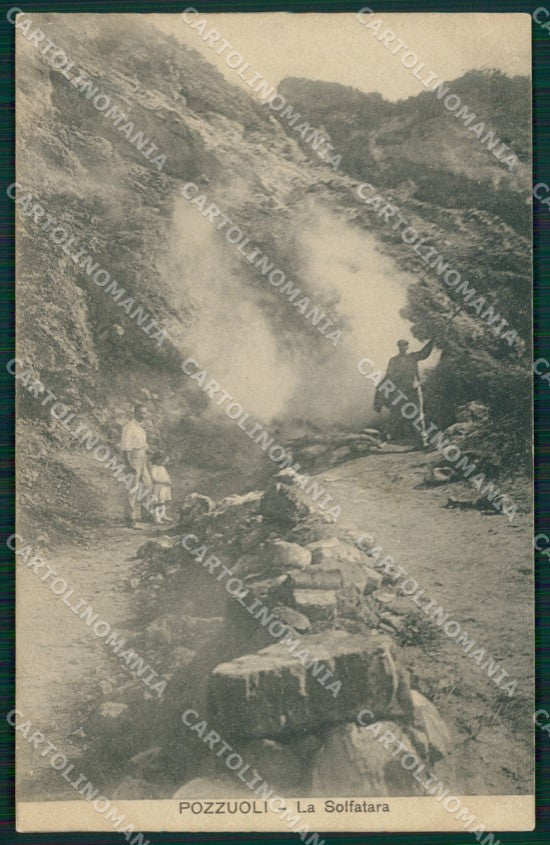 Napoli Pozzuoli Solfatara cartolina MT2558 – fronte