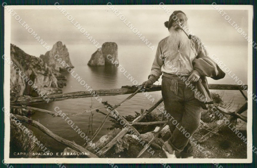 Napoli Capri Spadaro Faraglioni Foto cartolina MT2561 – fronte