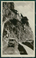 Napoli Capri Villa San Michele Auto Foto cartolina MT2562 – fronte