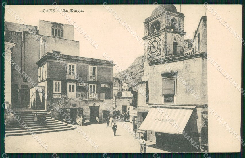 Napoli Capri La Piazza cartolina MT2563 – fronte