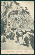 Napoli Capri Costumi Scala per Anacapri cartolina MT2565 – fronte