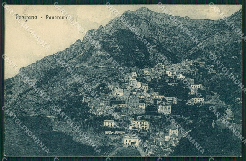 Salerno Positano cartolina MT2566 – fronte