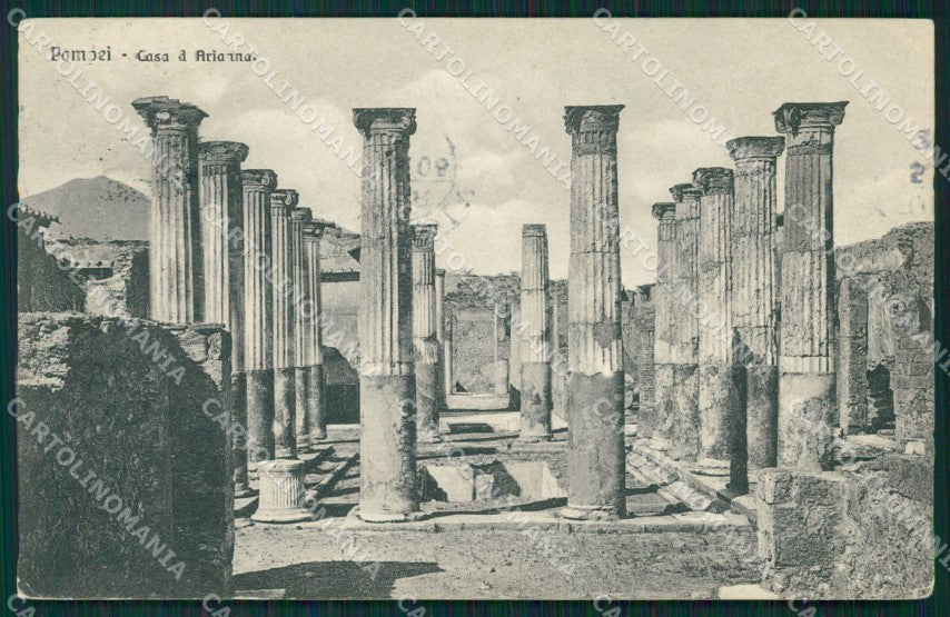 Napoli Pompei Casa d'Arianna cartolina MT2568 – fronte