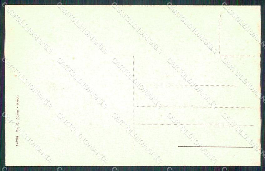 Napoli Pompei Interno Bagni del Foro cartolina MT2571 – retro
