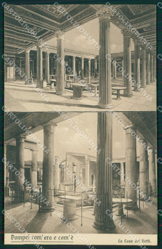Napoli Pompei Casa dei Vettii cartolina MT2573 – fronte