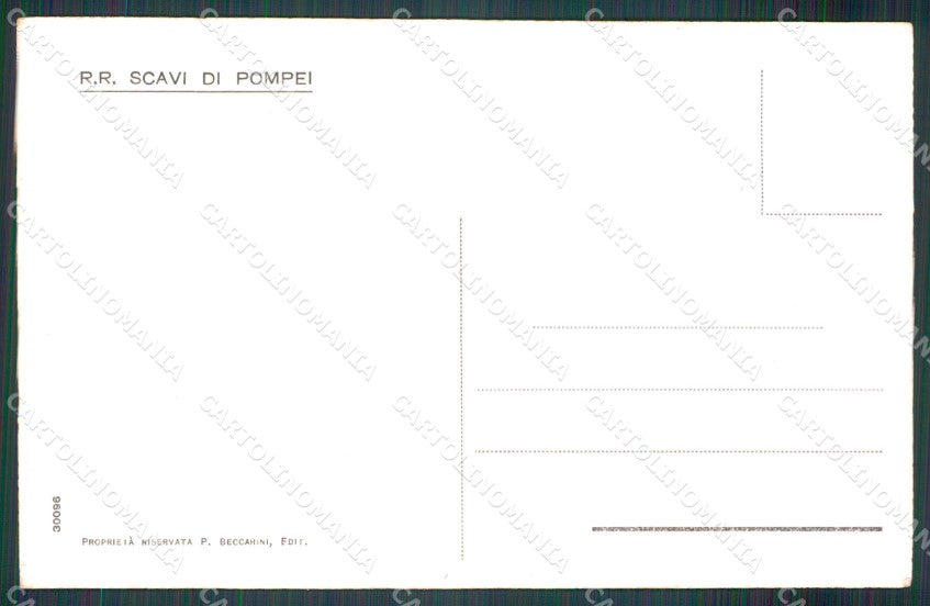 Napoli Pompei Casa dei Vettii cartolina MT2573 – retro