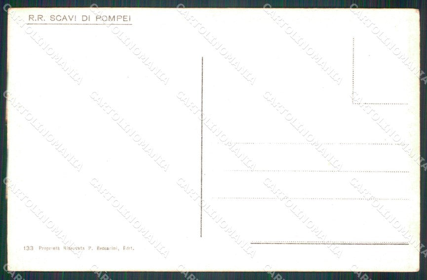 Napoli Pompei Casa dei Vettii cartolina MT2578 – retro