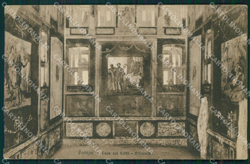 Napoli Pompei Casa dei Vettii cartolina MT2580 – fronte