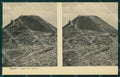 Napoli città Cratere del Vesuvio Stereo View cartolina MT2593 – fronte