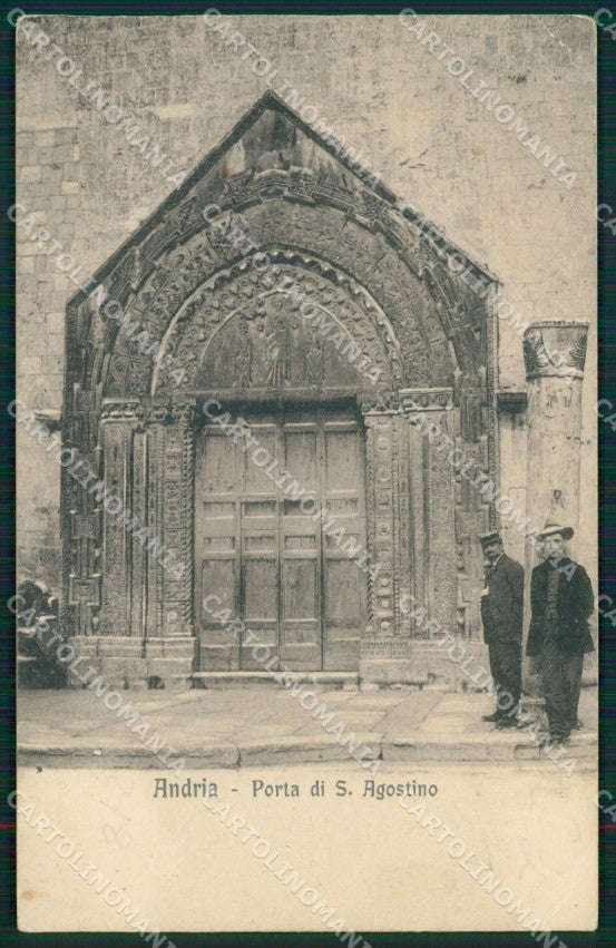 Bari Andria Porta Sant'Agostino cartolina MT2597 – fronte