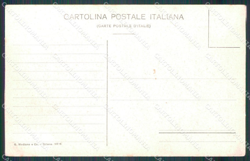 Vibo Valentia Monteleone Terremoto Calabria 1905 Attendamento cartolina MT2605 – retro