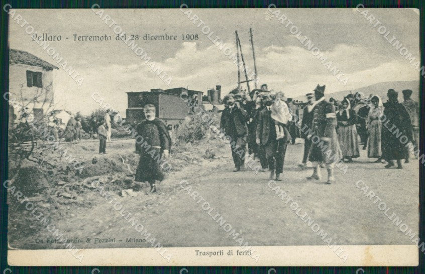 Reggio Calabria città Pellaro Terremoto 1905 cartolina MT2606 – fronte