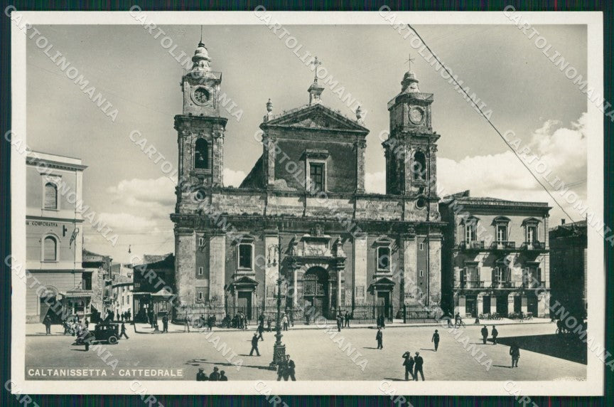 Caltanissetta città Cattedrale Foto cartolina MT2607 – fronte