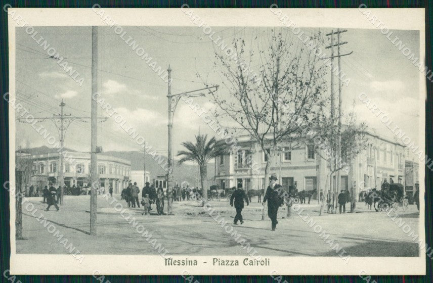 Messina città Piazza Cairoli cartolina MT2628 – fronte