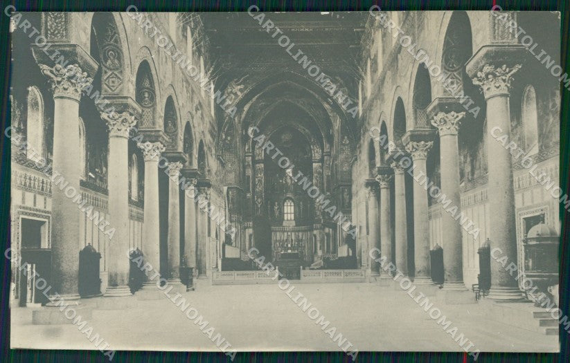 Palermo Monreale Interno Duomo Foto cartolina MT2653 – fronte