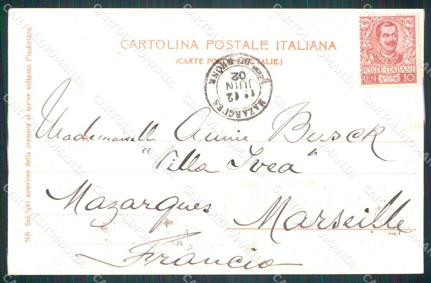 Palermo città Porto Barche cartolina MT2656 – retro
