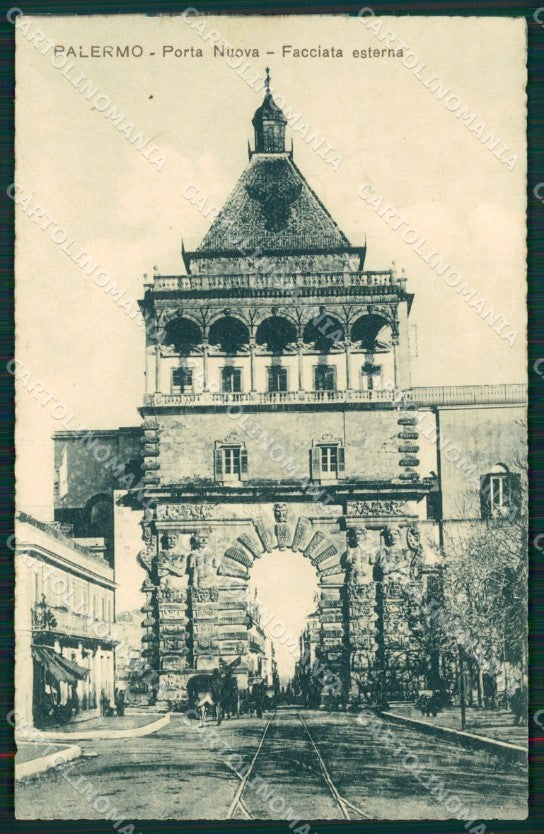 Palermo città Porta Nuova cartolina MT2666 – fronte