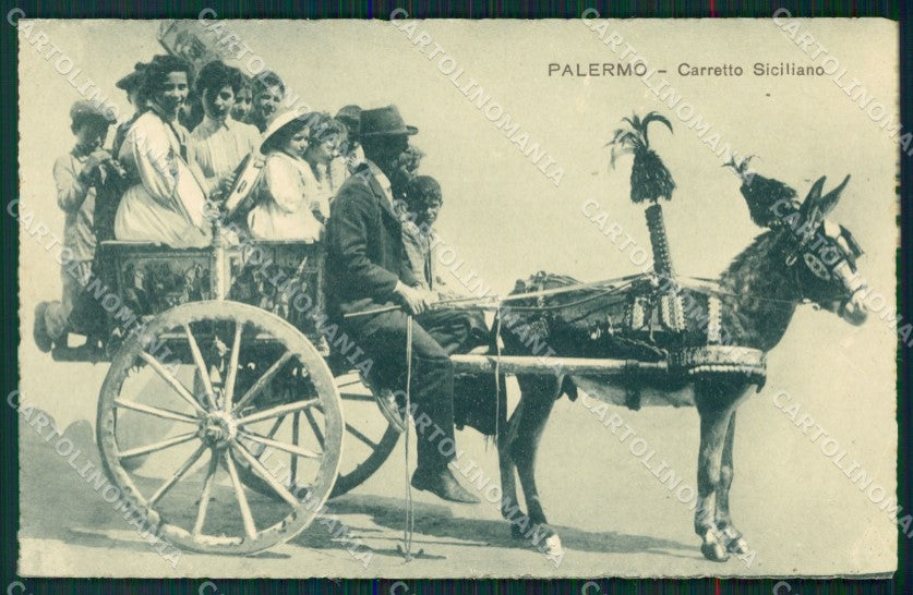 Palermo città Carretto Siciliano cartolina MT2677 – fronte