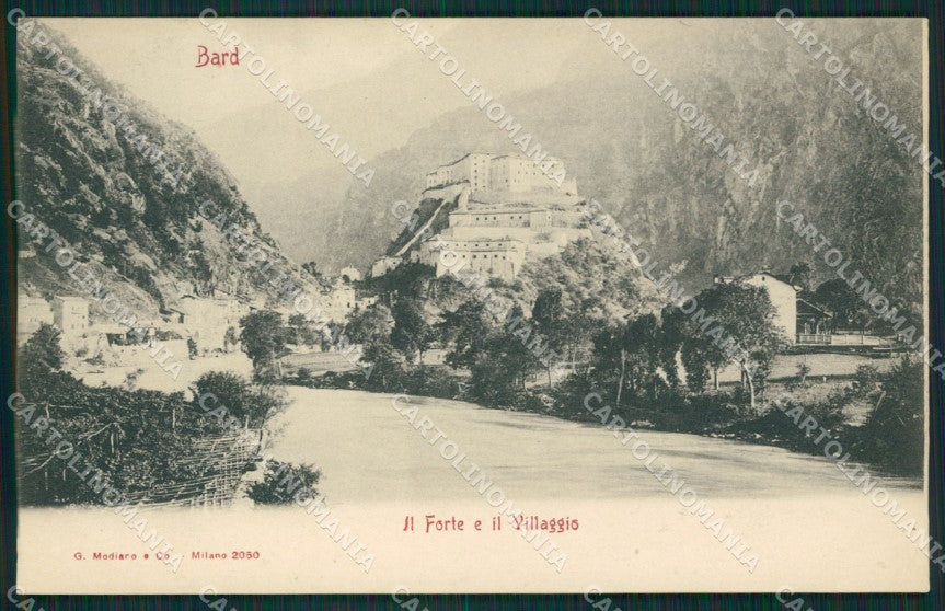 Aosta Bard Forte di cartolina MT2684 – fronte