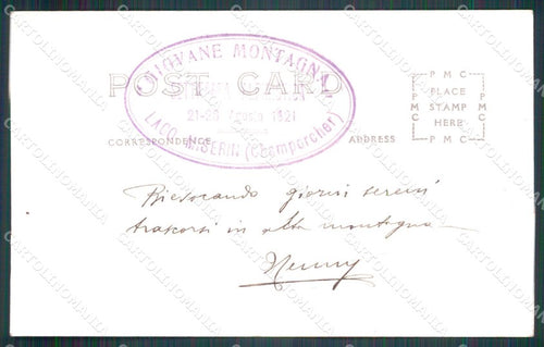 Aosta Champorcher Lago Miserin Foto cartolina MT2687 – retro