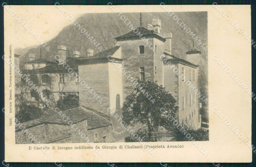 Aosta Issogne Castello di cartolina MT2691 – fronte