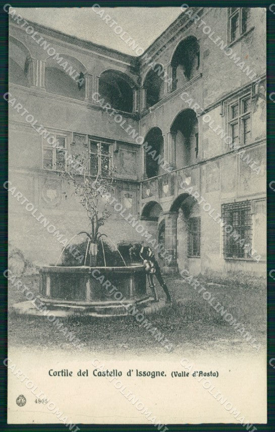 Aosta Issogne Castello di cartolina MT2694 – fronte