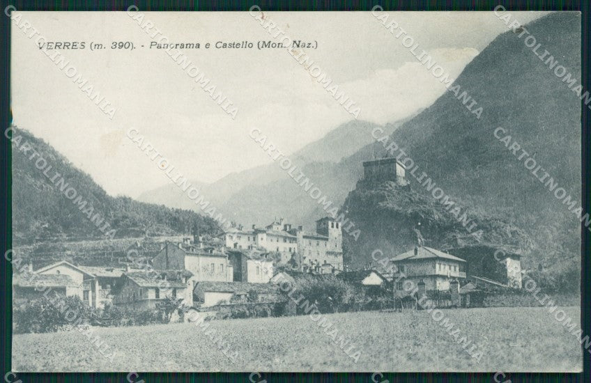 Aosta Verres Castello di cartolina MT2695 – fronte