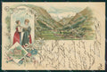 Aosta Gressoney La Trinité Gruss cartolina MT2701 – fronte