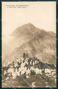 Aosta Fontainemore Processione cartolina MT2704 – fronte