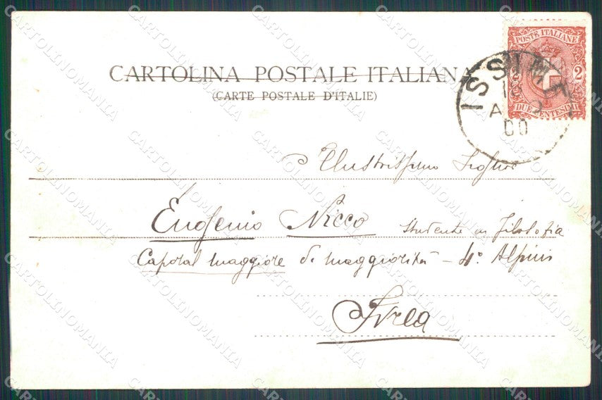 Aosta Issime cartolina MT2705 – retro