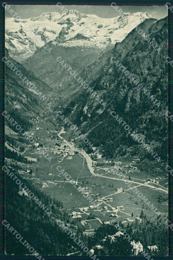 Aosta Gressoney Saint Jean cartolina MT2706 – fronte