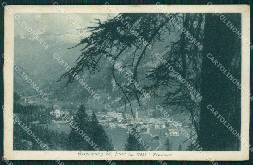 Aosta Gressoney Saint Jean cartolina MT2708 – fronte