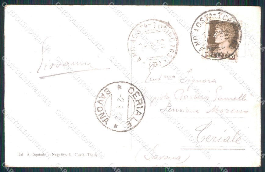 Aosta Gressoney Saint Jean cartolina MT2708 – retro