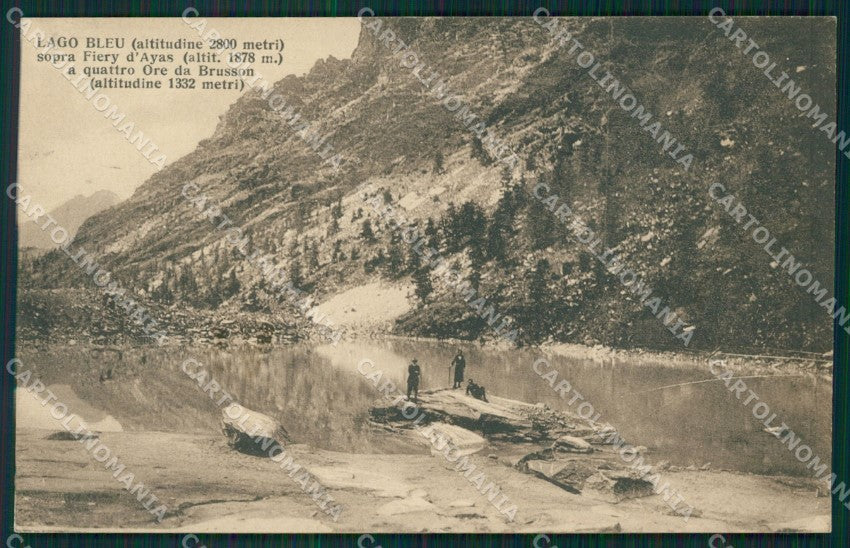 Aosta Fiery d'Ayas Lago Bleu cartolina MT2739 – fronte