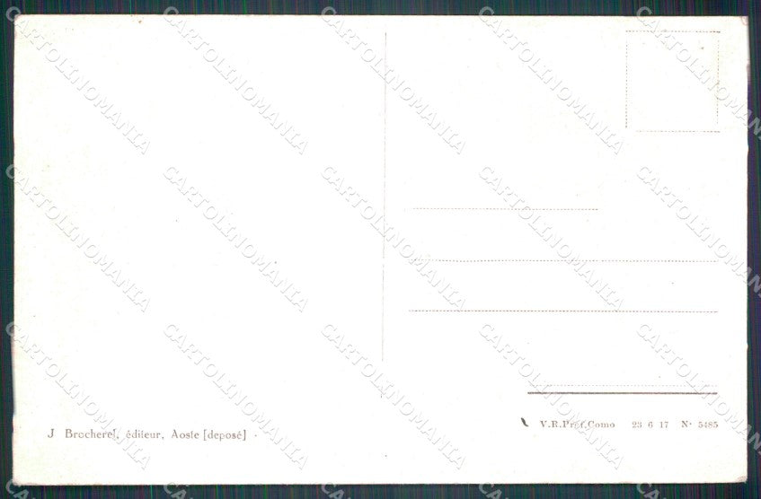 Aosta Ayas Saint Jacques cartolina MT2754 – retro