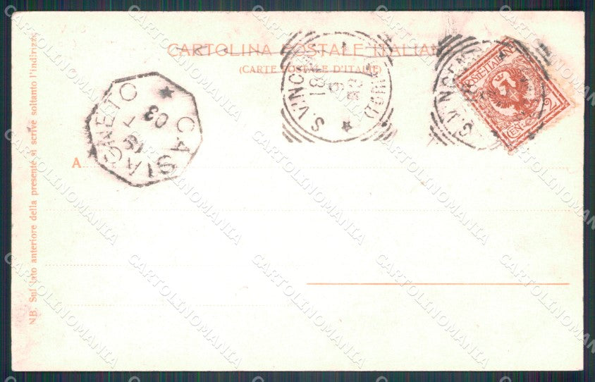 Aosta Saint Vincent cartolina MT2756 – retro