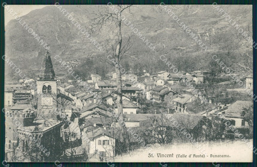 Aosta Saint Vincent cartolina MT2759 – fronte