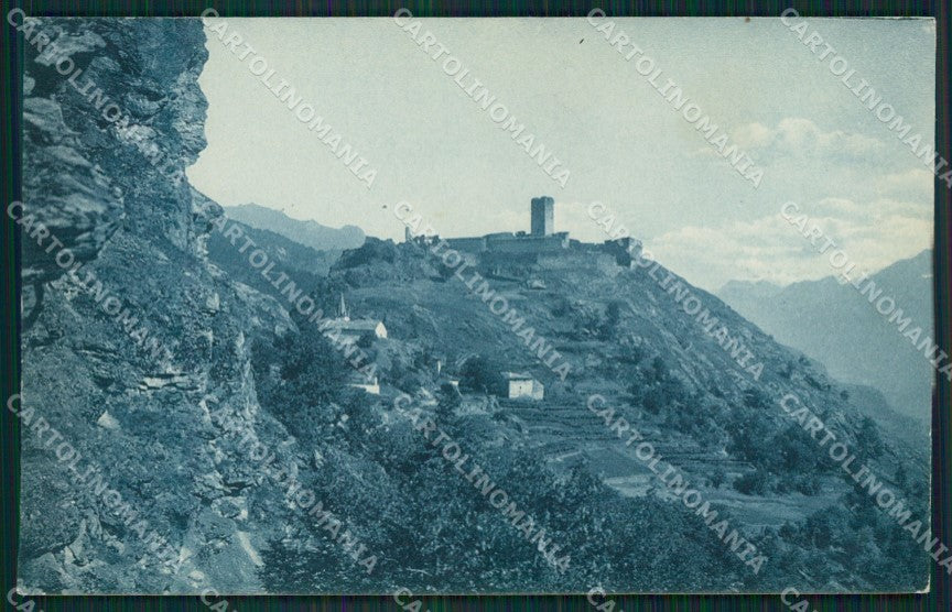 Aosta Saint Vincent Castello San Germano cartolina MT2779 – fronte
