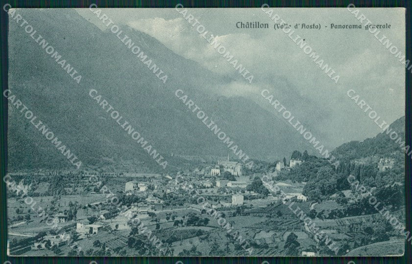 Aosta Chatillon cartolina MT2780 – fronte