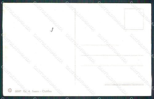 Aosta Chatillon cartolina MT2780 – retro