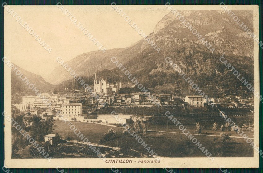 Aosta Chatillon cartolina MT2782 – fronte
