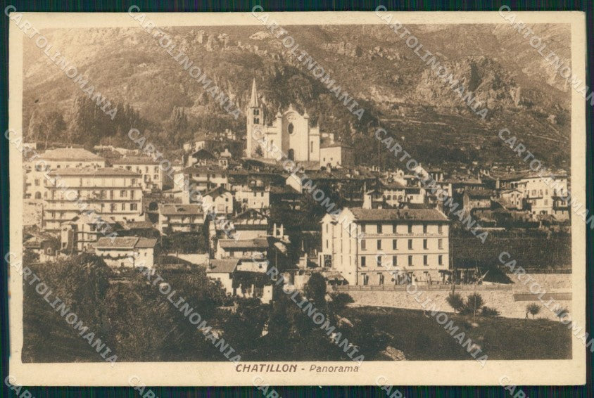 Aosta Chatillon cartolina MT2783 – fronte