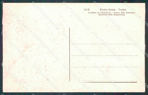 Aosta Chatillon Castello Cret de Breil cartolina MT2787 – retro