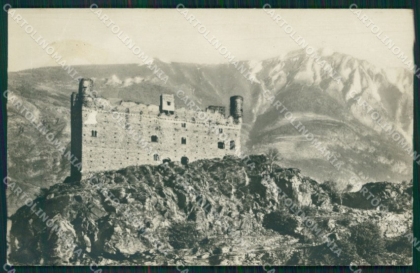 Aosta Chatillon Castello d'Ussel Foto cartolina MT2794 – fronte