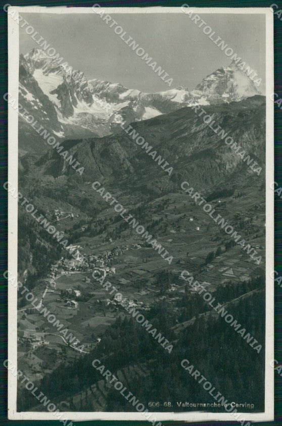 Aosta Valtournenche Cervino Foto cartolina MT2798 – fronte