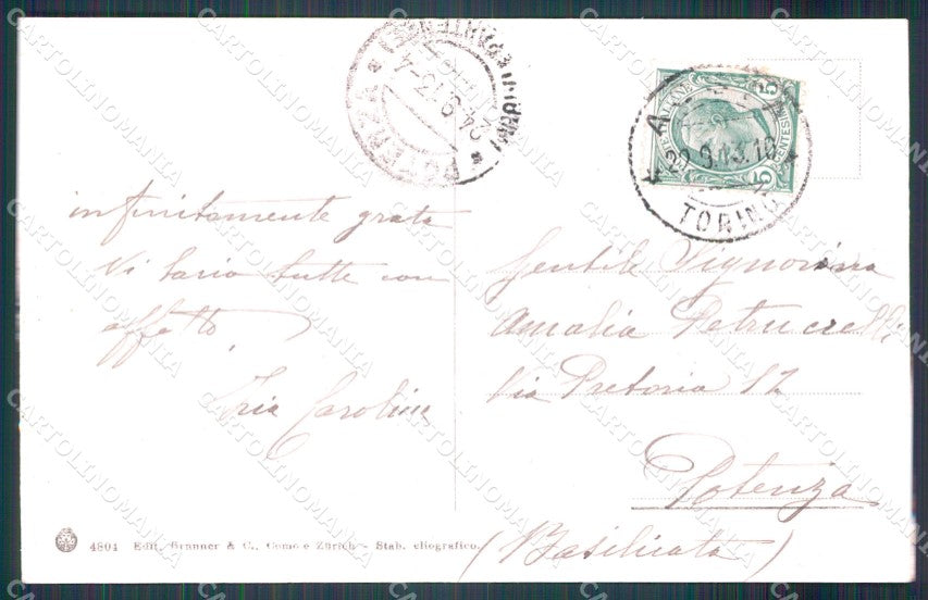 Aosta Valtournenche cartolina MT2805 – retro
