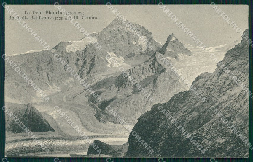 Aosta Valtournenche Colle del Leone Cervino cartolina MT2808 – fronte
