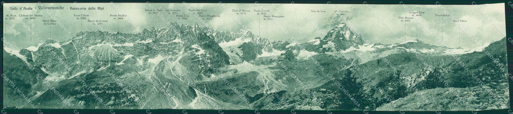 Aosta Valtournenche Tripla cartolina MT2820 – fronte