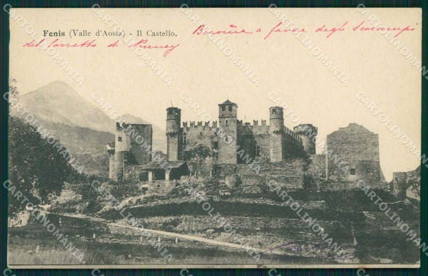 Aosta Fenis Castello di cartolina MT2824 – fronte
