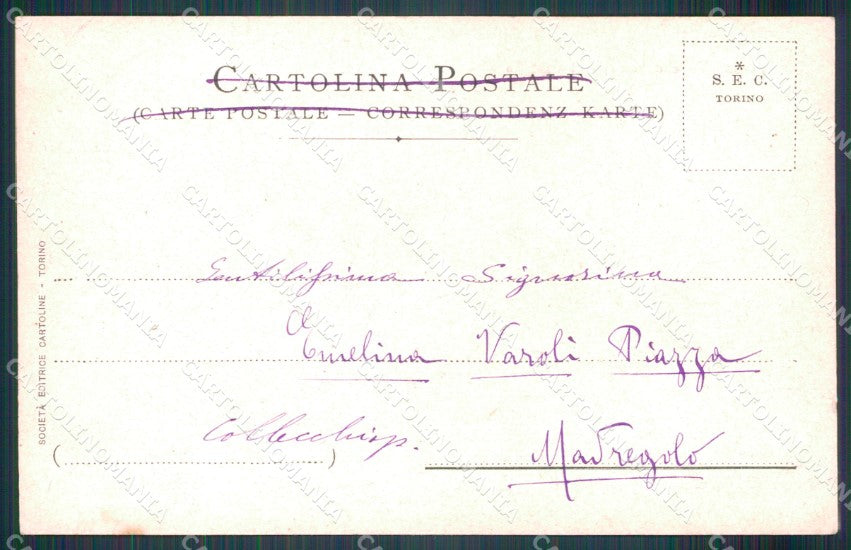 Aosta Fenis Castello di cartolina MT2824 – retro